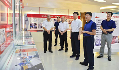 福建省人大常委會黨組書記、副主任張廣敏蒞臨虹潤公司調(diào)研指導